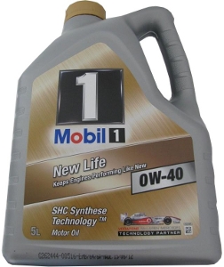 Mobil 1 NEW LIFE 0W-40 Motoröl 5L Mobil1 0W40