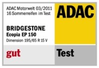Sommerreifen Bridgestone Ecopia EP150 195/65R15 V