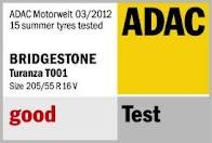 Sommerreifen Bridgestone Turanza T001 205/55R16 V