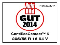 Sommerreifen Continental EcoContact 5 205/55R16 V