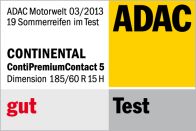 Sommerreifen Continental PremiumContact 5 185/60R15 H