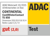 Winterreifen Continental WinterContact TS 850 205/55R16 H