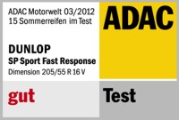 Sommerreifen Dunlop SP Sport Fast Response 205/55R16 V