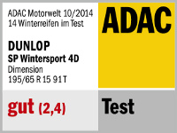Winterreifen Dunlop SP WINTER SPORT 4D 195/65R15 T