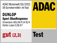 Sommerreifen Dunlop Sport BluResponse 185/60R14 H