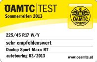 Sommerreifen Dunlop Sport Maxx RT 225/45R17 Y