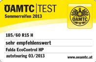 Sommerreifen Fulda EcoControl HP 185/60R15 H