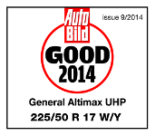 Summer tyres General Altimax UHP 225/50R17 W