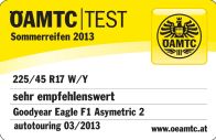 Sommerreifen Goodyear Eagle F1 Asymmetric 2 225/45R17 Y