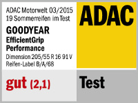 Sommerreifen Goodyear Efficient Grip Performance 205/55R16 V