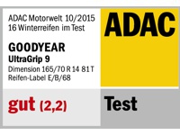 Winterreifen Goodyear UltraGrip 9 165/70R14 T