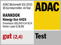 Sommerreifen Hankook Kinergy Eco K425 185/60R14 H