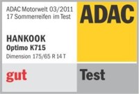 Sommerreifen Hankook OPTIMO K715 175/65R14 T