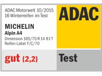 Winterreifen Michelin Alpin A4 165/70R14 T