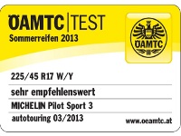 Sommerreifen Michelin Pilot Sport 3 225/45R17 W