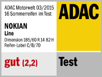 Sommerreifen Nokian Line 185/60R14 H