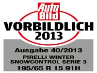 Winterreifen Pirelli W 210 Snowcontrol Serie III 195/65R15 H