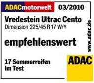Sommerreifen Vredestein Ultrac Cento 225/45R17 Y